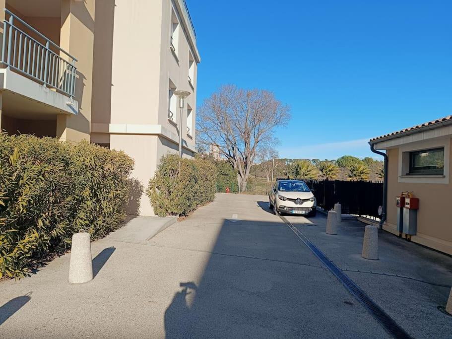 Green Studio Climatise, Vue Sur Golf Proche Montpellier Exteriör bild